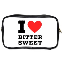 I Love Bitter Sweet Toiletries Bag (two Sides) by ilovewhateva