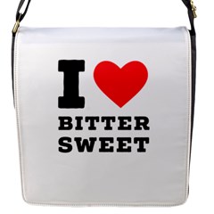 I Love Bitter Sweet Flap Closure Messenger Bag (s) by ilovewhateva