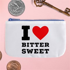 I Love Bitter Sweet Large Coin Purse by ilovewhateva