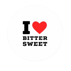 I Love Bitter Sweet Mini Round Pill Box