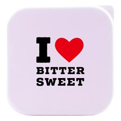 I Love Bitter Sweet Stacked Food Storage Container by ilovewhateva