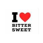 I love bitter sweet Premium Plush Fleece Blanket (Mini) 35 x27  Blanket Front