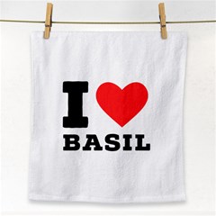 I Love Basil Face Towel by ilovewhateva