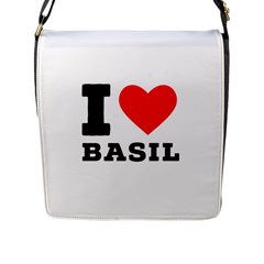 I Love Basil Flap Closure Messenger Bag (l) by ilovewhateva