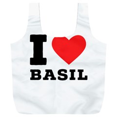 I Love Basil Full Print Recycle Bag (xxxl) by ilovewhateva