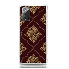 Vector Gold Ornament Pattern Seamless Damask Samsung Galaxy Note 20 Tpu Uv Case by danenraven