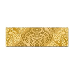 Damas Pattern Vector Texture Gold Ornament With Seamless Sticker Bumper (10 Pack) by danenraven