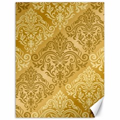 Damas Pattern Vector Texture Gold Ornament With Seamless Canvas 18  X 24  by danenraven