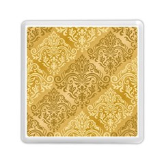 Damas Pattern Vector Texture Gold Ornament With Seamless Memory Card Reader (square)