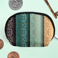 Gold Pattern Texture Golden Ornament Accessory Pouch (medium) by danenraven