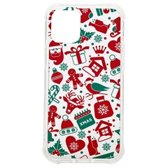 Background Vector Texture Christmas Winter Pattern Seamless Iphone 12 Mini Tpu Uv Print Case	 by danenraven