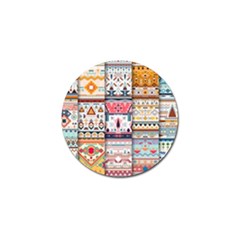 Pattern Texture Multi Colored Variation Golf Ball Marker (4 Pack) by danenraven