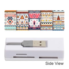 Pattern Texture Multi Colored Variation Memory Card Reader (stick) by danenraven