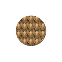 Brown Abstract Background Texture Pattern Seamless Golf Ball Marker (4 Pack) by danenraven