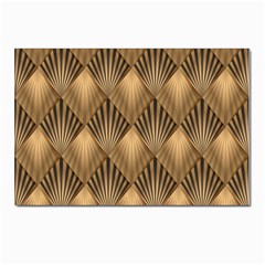 Brown Abstract Background Texture Pattern Seamless Postcards 5  X 7  (pkg Of 10) by danenraven