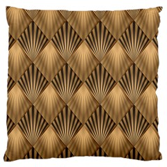 Brown Abstract Background Texture Pattern Seamless Large Cushion Case (one Side) by danenraven