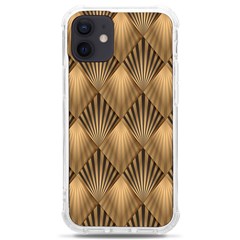 Brown Abstract Background Texture Pattern Seamless Iphone 12 Mini Tpu Uv Print Case	 by danenraven