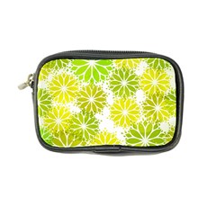 Flowers Green Texture With Pattern Leaves Shape Seamless Coin Purse by danenraven