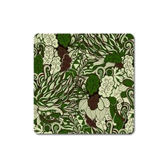 Texture Ornament Pattern Seamless Paisley Square Magnet by danenraven