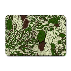 Texture Ornament Pattern Seamless Paisley Small Doormat by danenraven