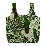 Texture Ornament Pattern Seamless Paisley Full Print Recycle Bag (L) Front