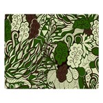 Texture Ornament Pattern Seamless Paisley Two Sides Premium Plush Fleece Blanket (Large) 80 x60  Blanket Front