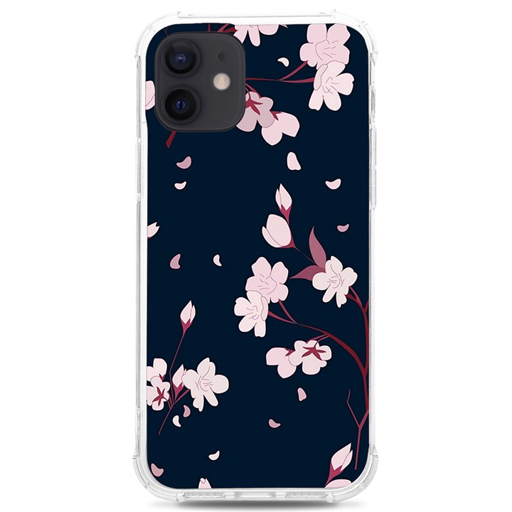 Flowers Texture Textured Pattern iPhone 12/12 Pro TPU UV Print Case