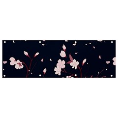 Flowers Texture Textured Pattern Banner And Sign 9  X 3  by danenraven