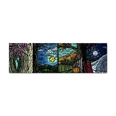 Four Assorted Illustrations Collage Winter Autumn Summer Picture Sticker Bumper (100 Pack)