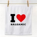 I love balsamic Face Towel Front