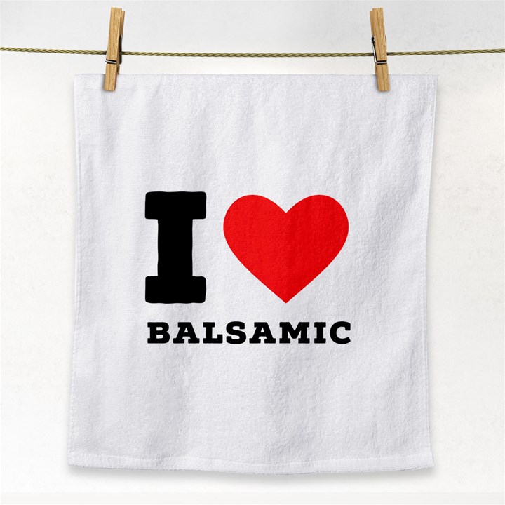 I love balsamic Face Towel