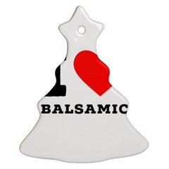 I Love Balsamic Christmas Tree Ornament (two Sides)