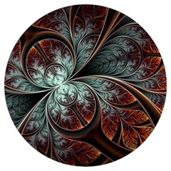 Abstract Pattern Design Art Wallpaper Tracery Texture Round Trivet by danenraven