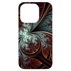 Abstract Pattern Design Art Wallpaper Tracery Texture Iphone 14 Pro Black Uv Print Case by danenraven