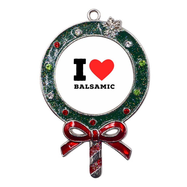 I love balsamic Metal X Mas Lollipop with Crystal Ornament