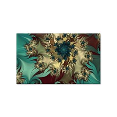 Abstract Design Pattern Art Wallpaper Texture Floral Sticker (Rectangular)