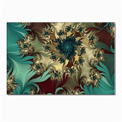 Abstract Design Pattern Art Wallpaper Texture Floral Postcard 4 x 6  (Pkg of 10)