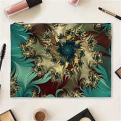 Abstract Design Pattern Art Wallpaper Texture Floral Cosmetic Bag (XL)