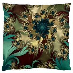 Abstract Design Pattern Art Wallpaper Texture Floral Large Cushion Case (One Side)