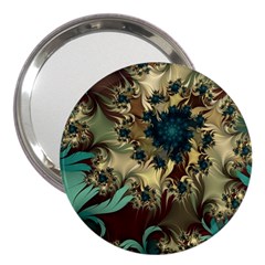 Abstract Design Pattern Art Wallpaper Texture Floral 3  Handbag Mirrors