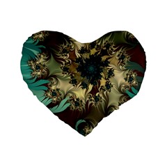 Abstract Design Pattern Art Wallpaper Texture Floral Standard 16  Premium Heart Shape Cushions