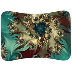 Abstract Design Pattern Art Wallpaper Texture Floral Velour Seat Head Rest Cushion by danenraven