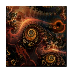 Paisley Abstract Fabric Pattern Floral Art Design Flower Tile Coaster by danenraven