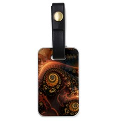 Paisley Abstract Fabric Pattern Floral Art Design Flower Luggage Tag (one Side) by danenraven