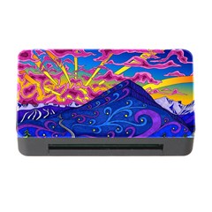 Abstract Paisley Art Pattern Design Fabric Floral Decoration Memory Card Reader With Cf by danenraven