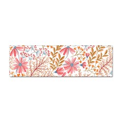 Flowers Pattern Seamless Floral Floral Pattern Sticker Bumper (10 Pack)