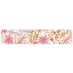 Flowers Pattern Seamless Floral Floral Pattern Small Premium Plush Fleece Scarf