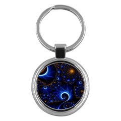 Abstract Design Art Pattern Wallpaper Shape Decoration Key Chain (round) by danenraven