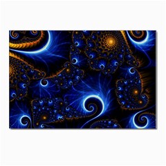 Abstract Design Art Pattern Wallpaper Shape Decoration Postcard 4 x 6  (pkg Of 10) by danenraven