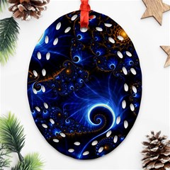 Abstract Design Art Pattern Wallpaper Shape Decoration Oval Filigree Ornament (two Sides)